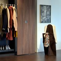 Eccopanta fiore bedroom coat stand - brown 7